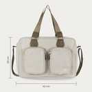 Buy My Babiie Deluxe Changing Bag Oatmeal Herringbone Changing bags Argos