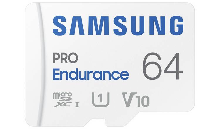 Samsung PRO Endurance 100MBs Micro SDXC Memory Card - 64GB