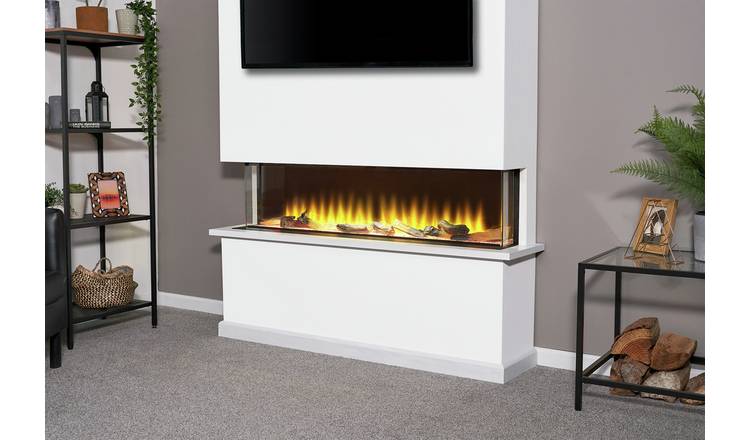 Adam Sahara Media 2kW 51 Inch Electric Wall Fire