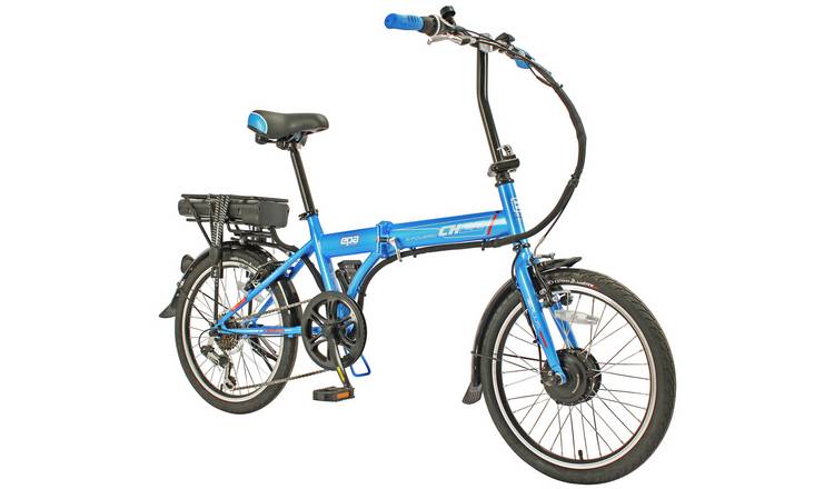 Electric assist folding store bike