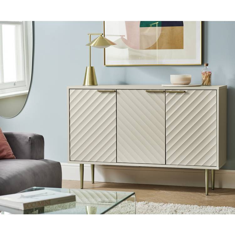 Habitat Oti 3 Door Sideboard - Champagne 0