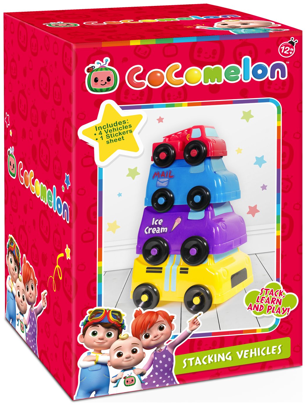 Cocomelon Fun Stacking Vehicles