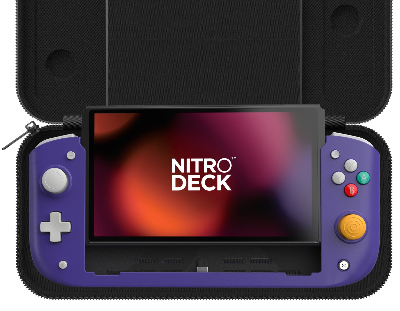 CRKD Nitro Deck Controller For Switch - Retro Purple