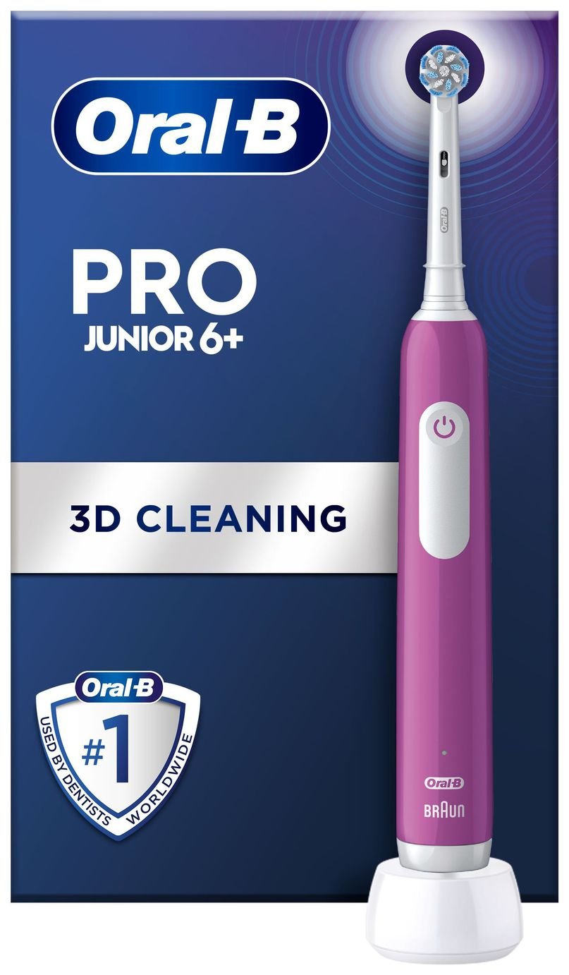 Oral-B Pro Junior Kids Electric Toothbrush - Purple