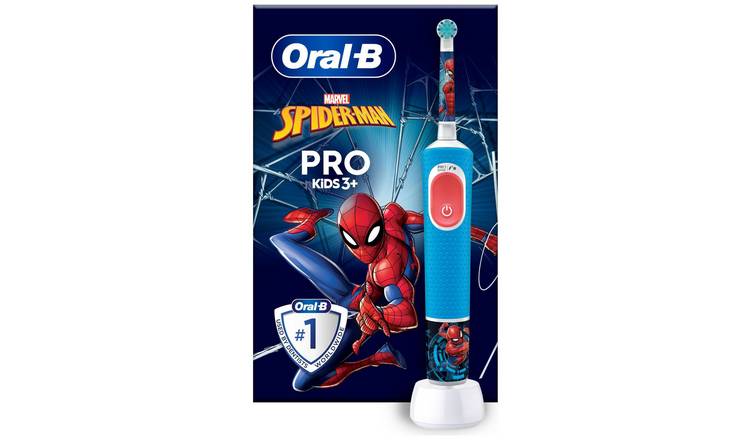 Oral-B Spiderman Kids Electric Toothbrush - Blue