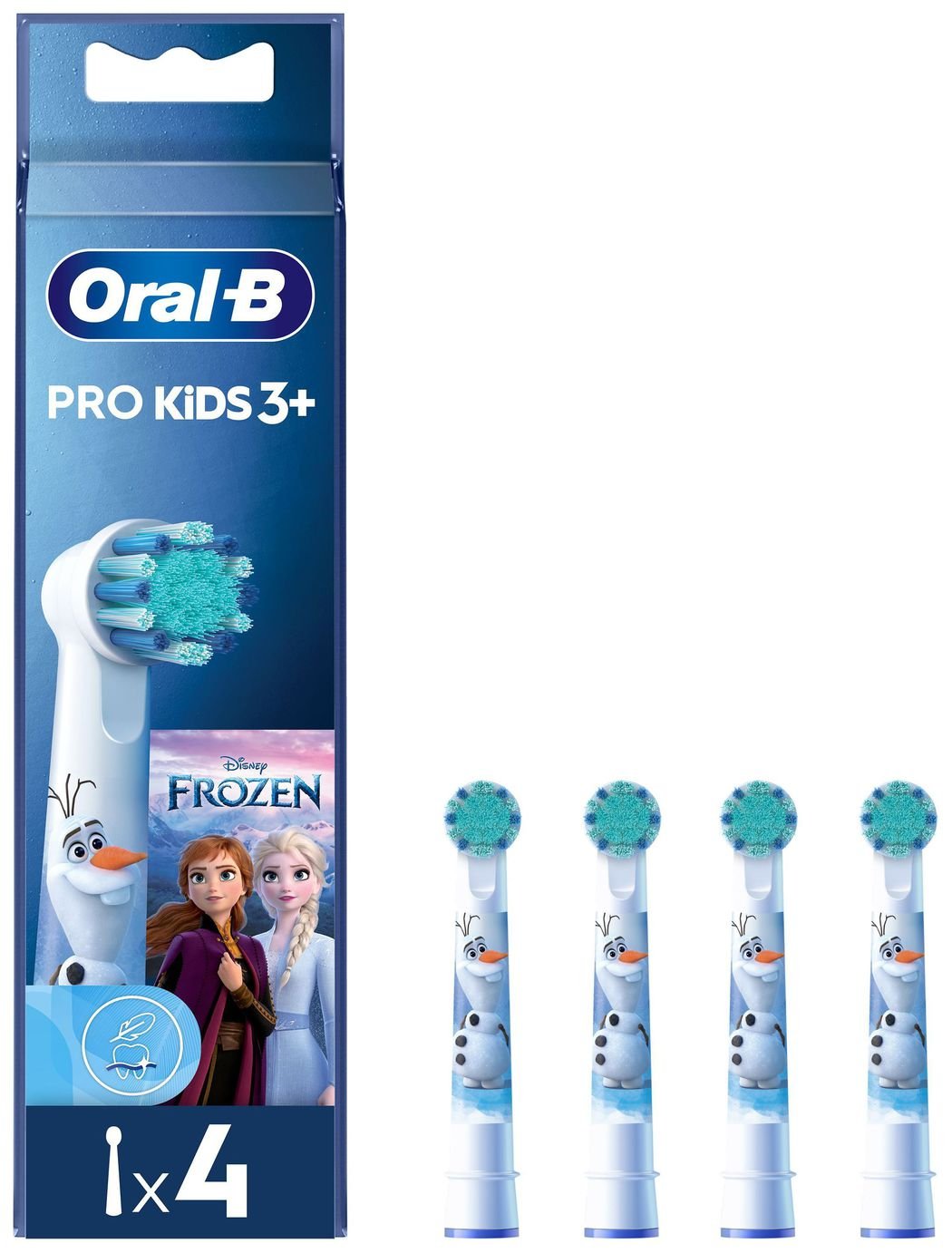 Oral-B Pro Frozen Kids Electric Toothbrush Heads - 4 Pack