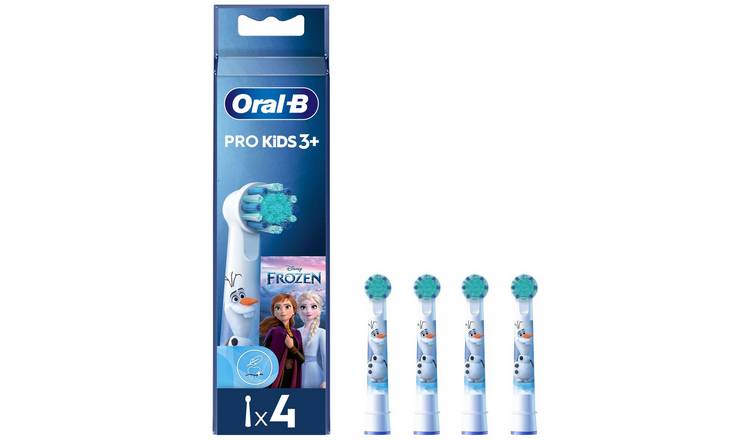 Buy Oral-B Pro Frozen Kids Electric Toothbrush Heads - 4 Pack