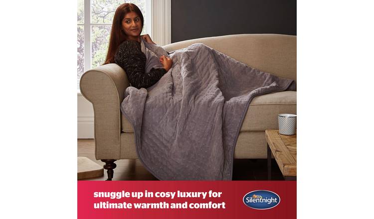 Argos relaxwell heated online throw