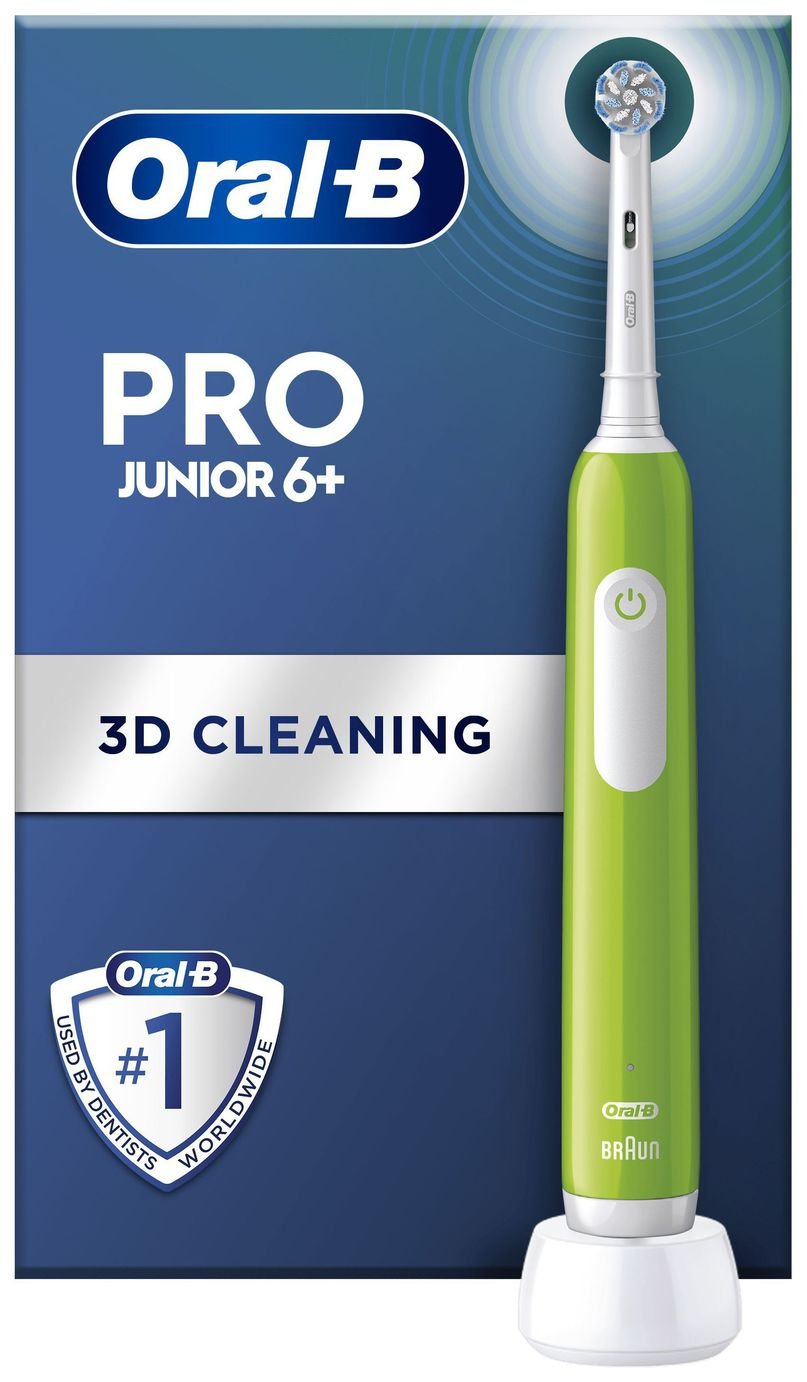 Oral-B Pro Junior Kids Electric Toothbrush - Green