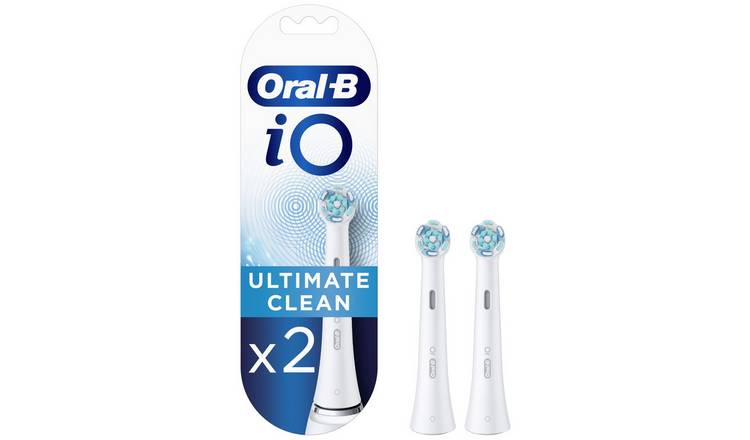 Oral-B iO 2 Pack Electric Toothbrush Heads - White