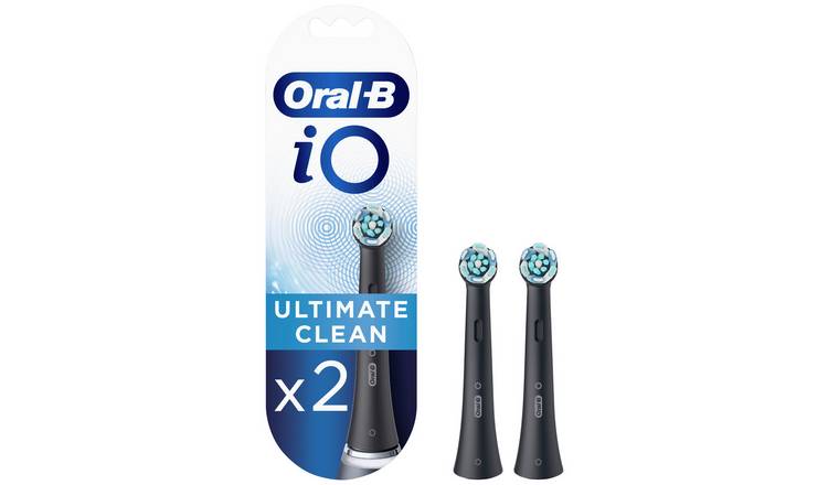 Oral-B iO 2 Pack Electric Toothbrush Heads - Black