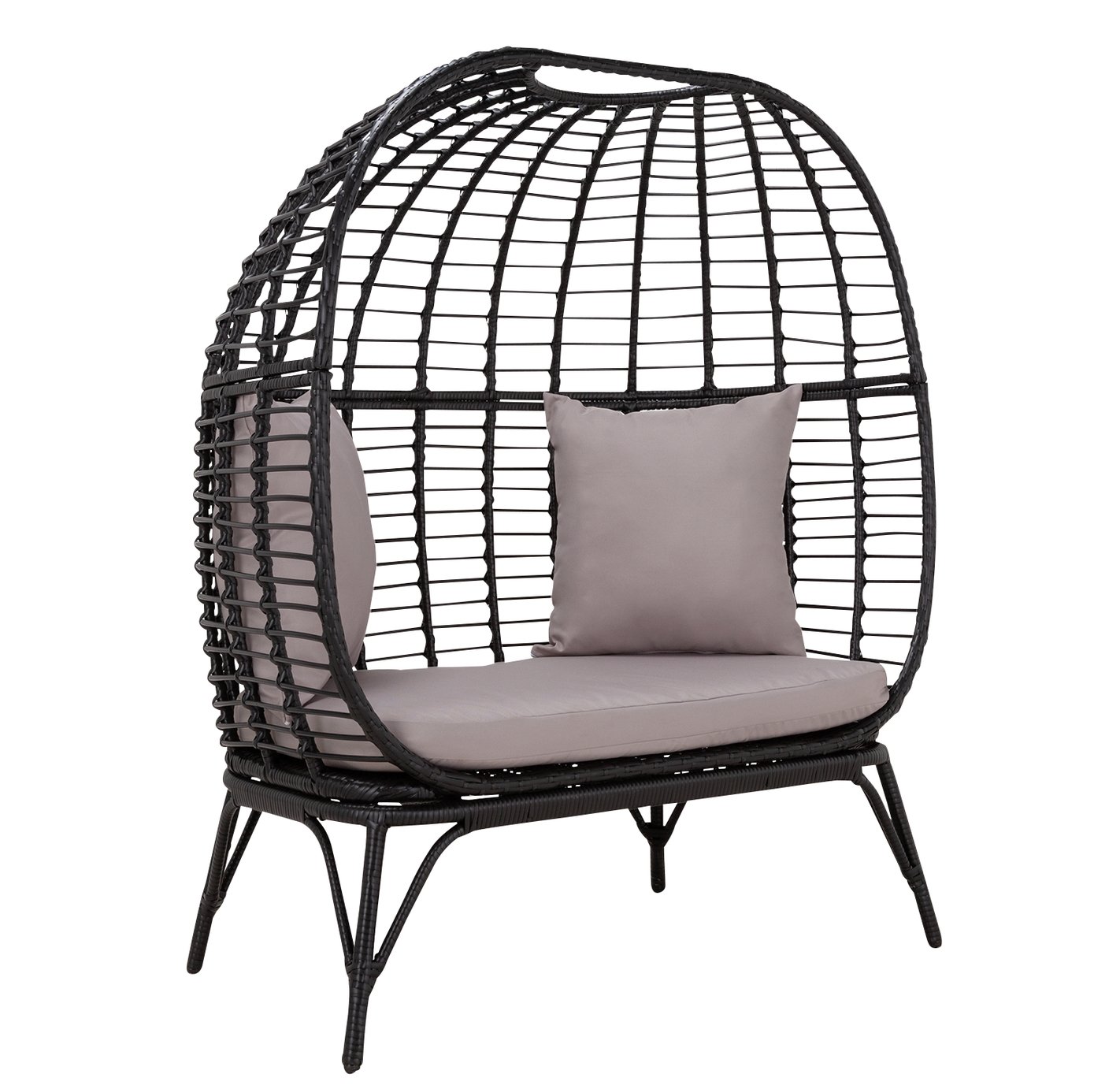 Argos Home Rattan Effect 2 Seater Egg Bench Review