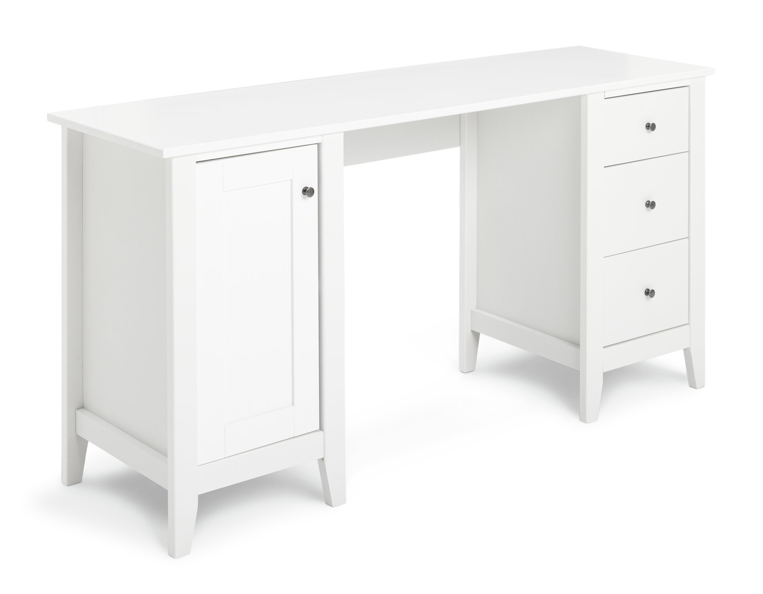 Habitat Minato 3 Drawer Office Desk - White