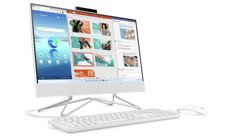 Buy HP 22-DD2010NA 21.5in Intel J5040 4GB 128GB All-in-One PC | Desktops |  Argos