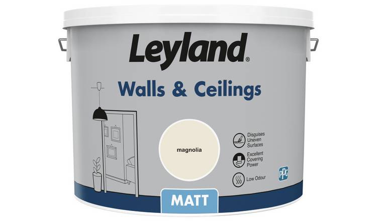 Leyand Matt Emulsion Paint 10L - Magnolia