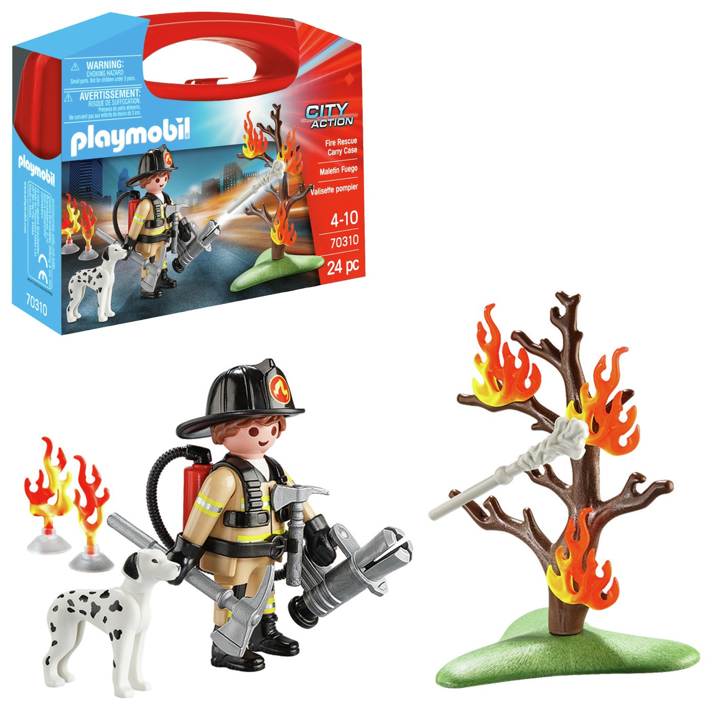 Playmobil 70310 City Action Fire Rescue Small Carry Case