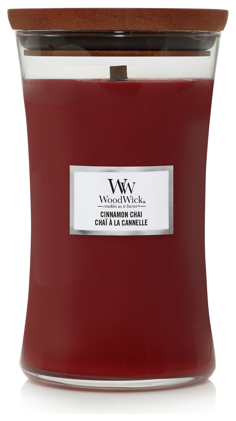 Woodwick Large Jar Candle - Cinnamon Chai