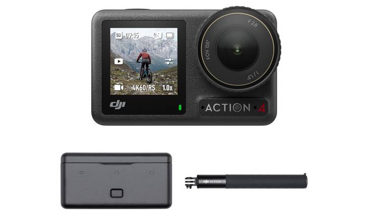 Buy DJI Osmo Action 4 Adventure Combo Action Camera | Action cameras | Argos