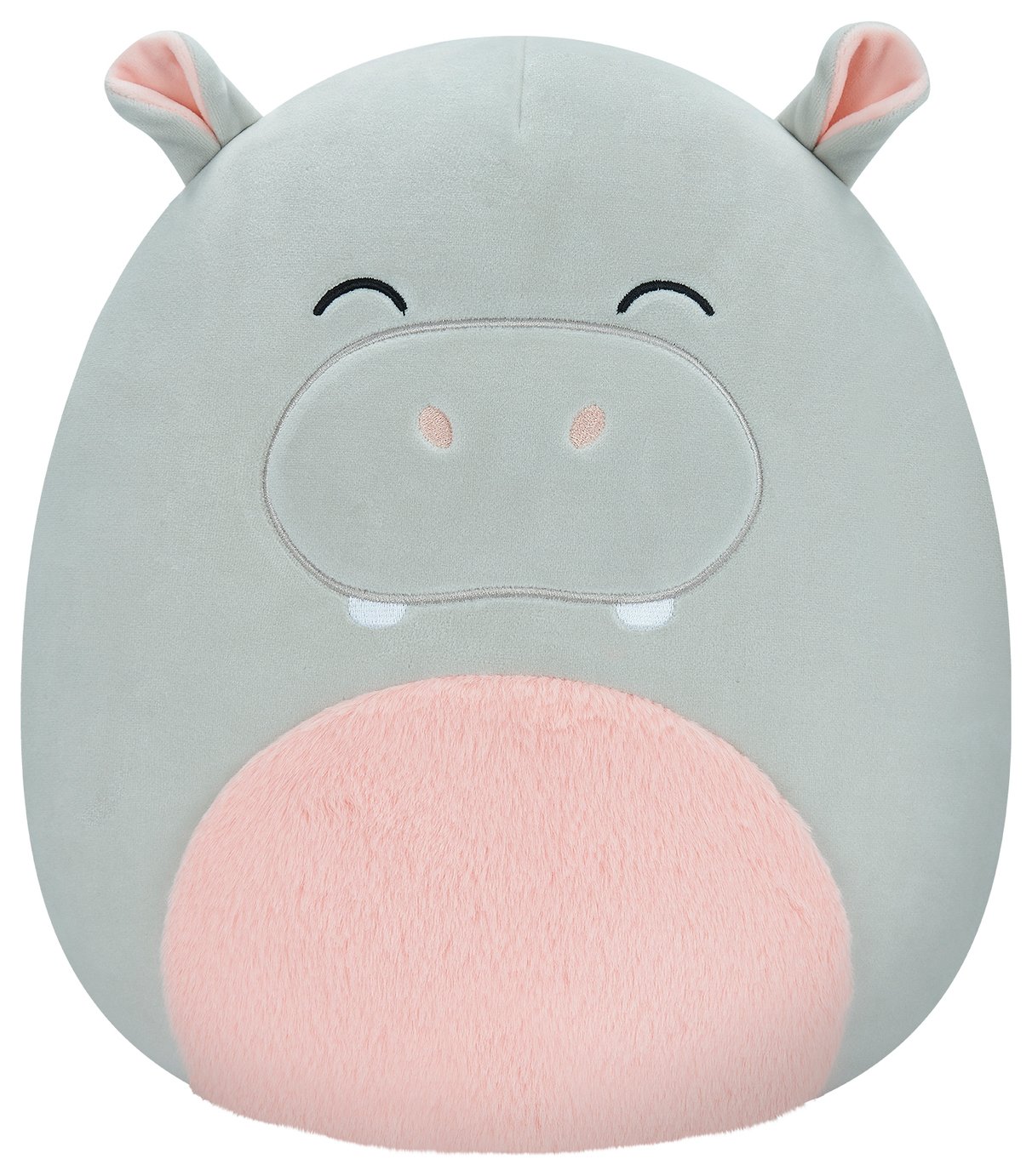 Original Squishmallows 12-inch - Harrison Grey Hippo