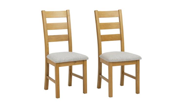 White dining best sale chairs argos