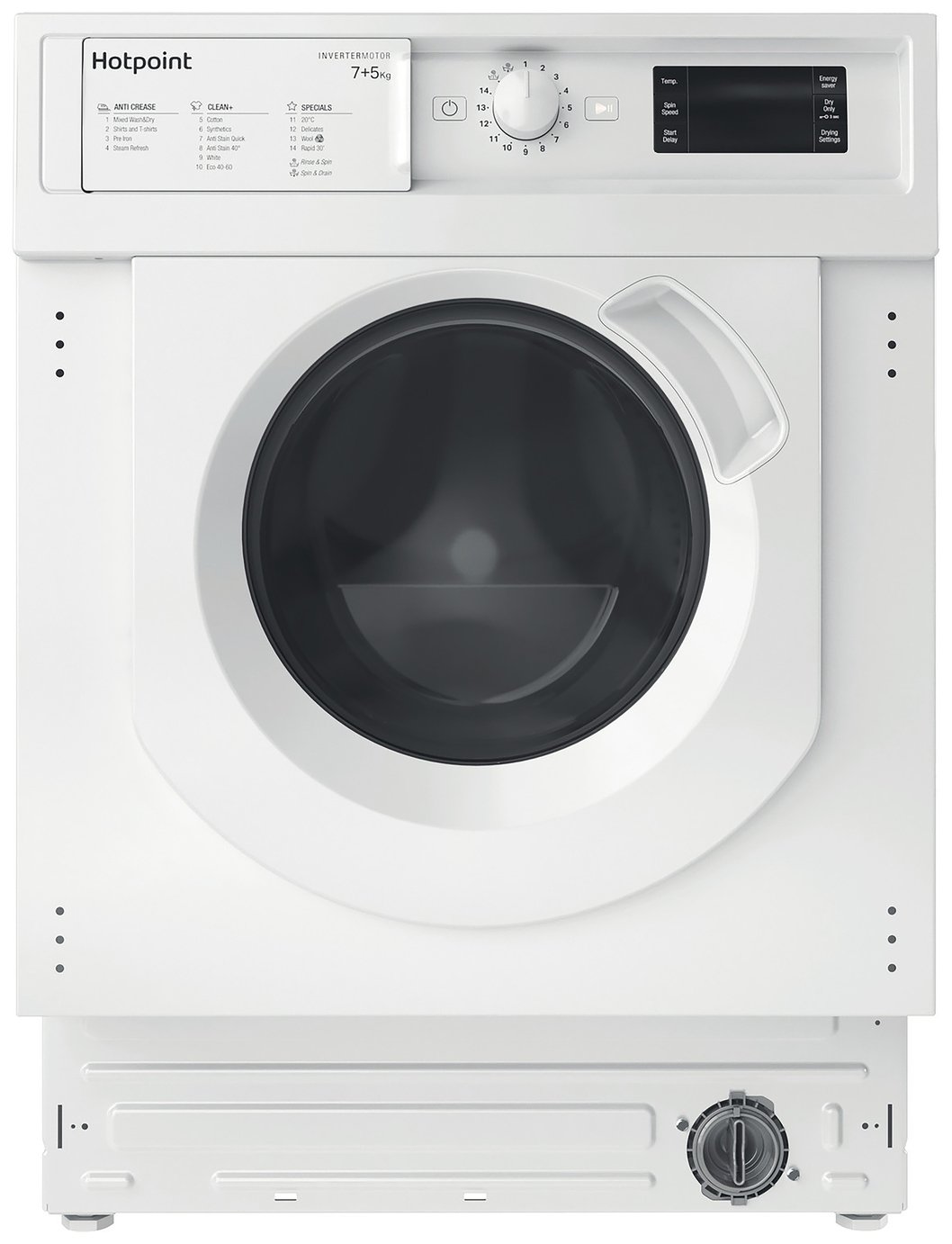 Hotpoint BIWDHG75148UKN 7KG/5KG 1400 Integrated Washer Dryer