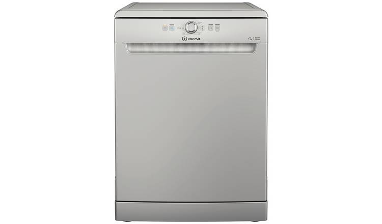 Indesit D2F HK26 S UK Full Size Dishwasher - Silver