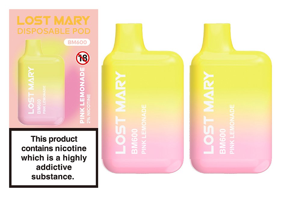 Lost Mary Disposable Vape Pink Lemonade Set of 2