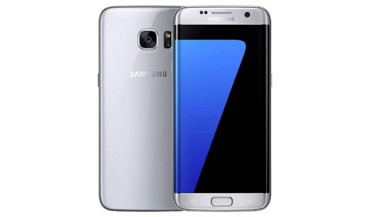SIM Free Refurbished Samsung S7 Edge 32GB Mobile - Silver