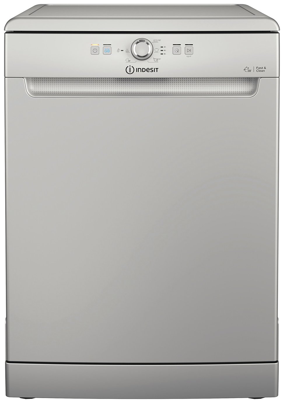 Indesit D2F HK26 S UK Full Size Dishwasher - Silver