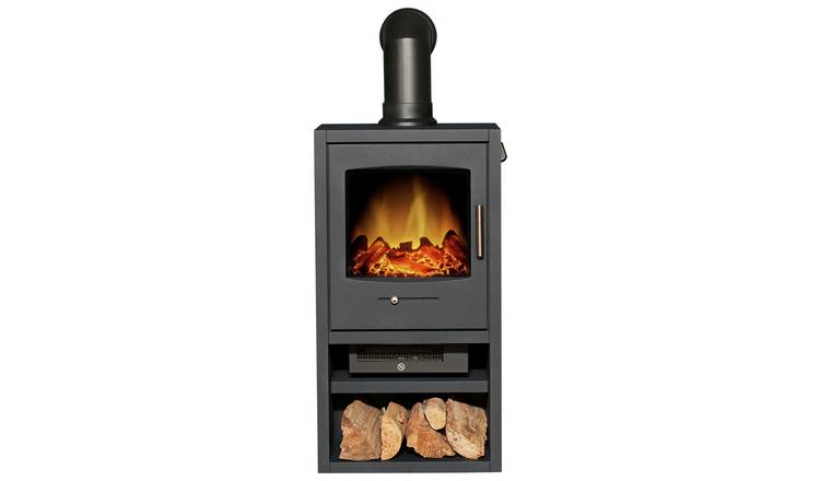 Adam Bergen 1.8kW Electric Stove With Angled Pipe