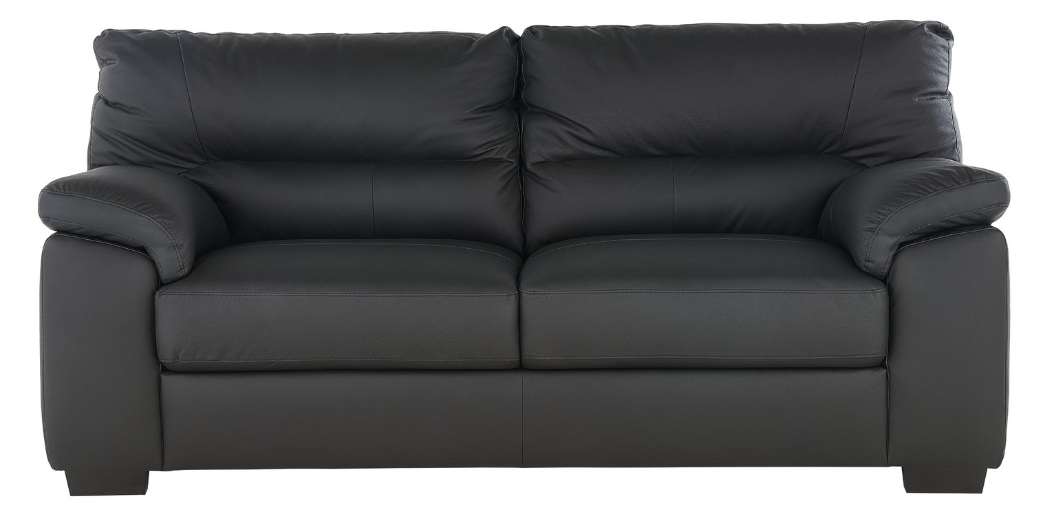 Argos Home Piacenza 3 Seater Leather Mix Sofa Review