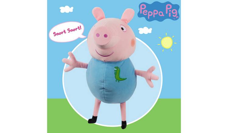 Buy Peppa Pig Talking Glow George | Teddy bears and soft toys | Argos