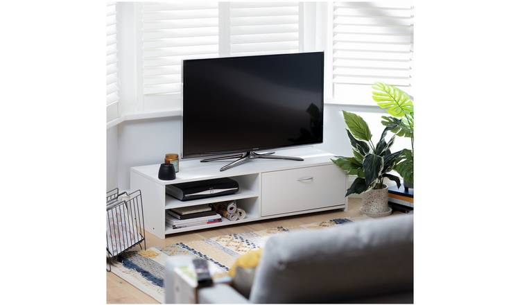 Tv unit with on sale storage boxes