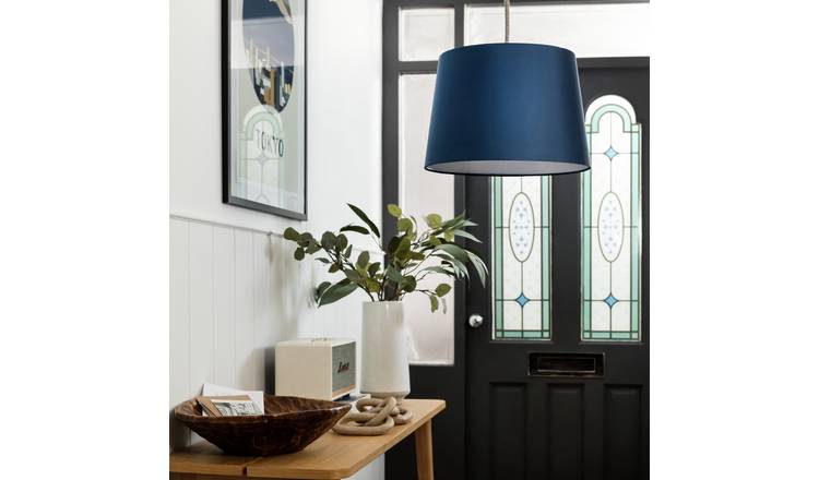 Argos navy clearance lamp shade