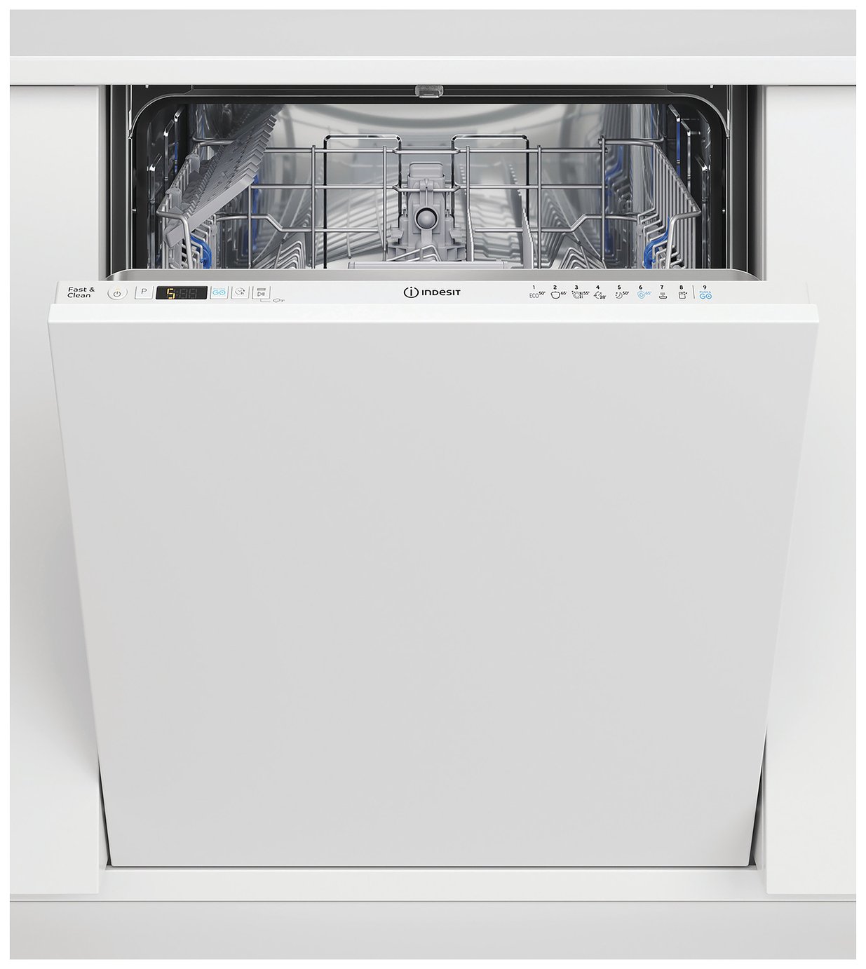 Indesit D2I HD526 UK Full Size Integrated Dishwasher