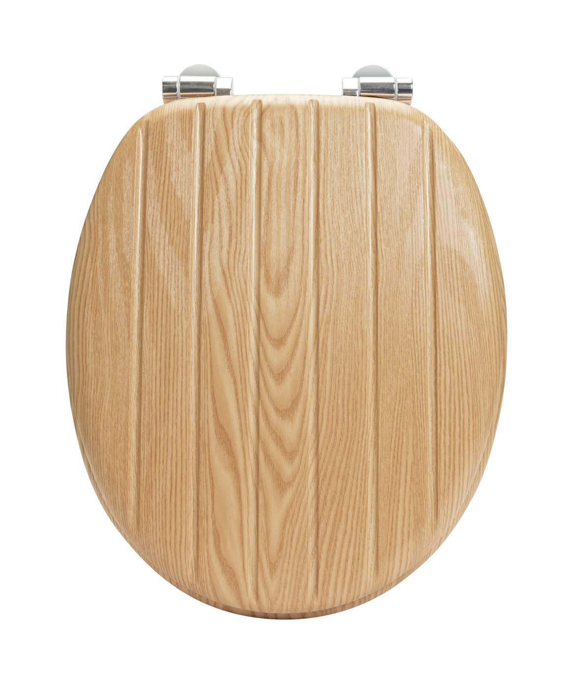 Argos Home Natural Tongue And Groove Toilet Seat