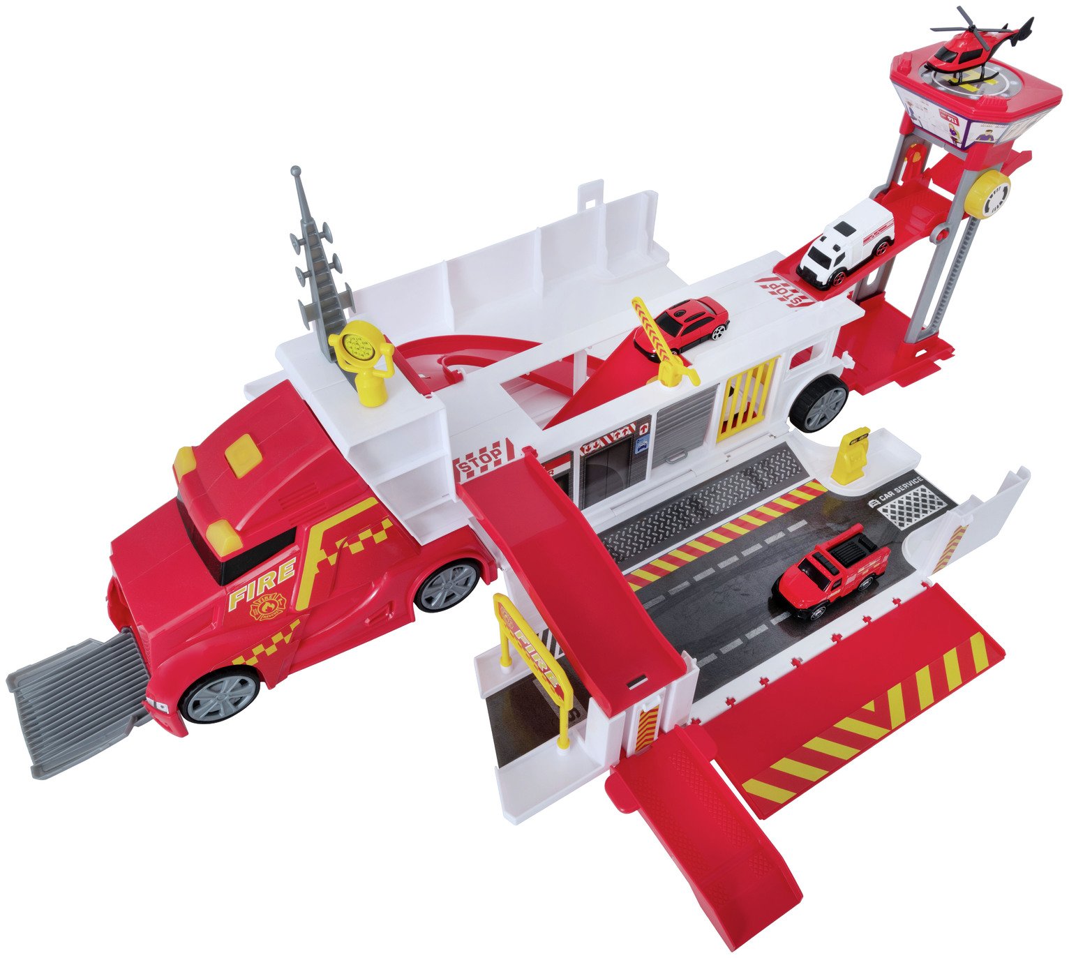 Teamsterz Fire Command Truck Playset