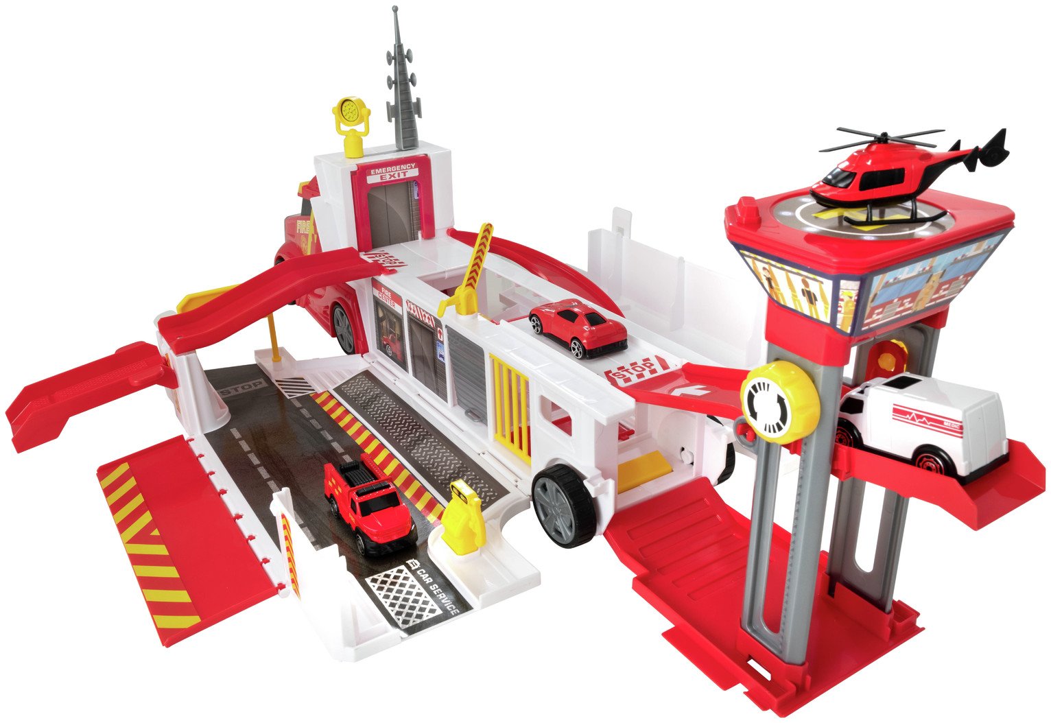 Buy Teamsterz Fire Command Truck Playset | Toy cars and trucks | Argos