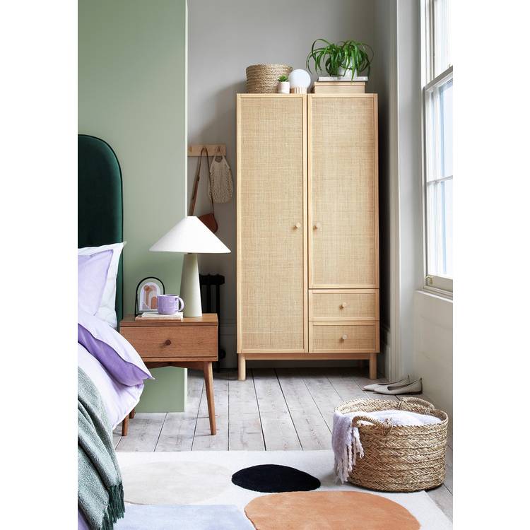 Habitat Kirk 1 Drawer Bedside Table - Walnut 0
