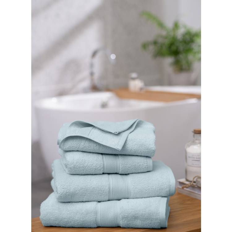 Habitat Cotton Supersoft 2 Pack Hand Towel - Country Blue 0
