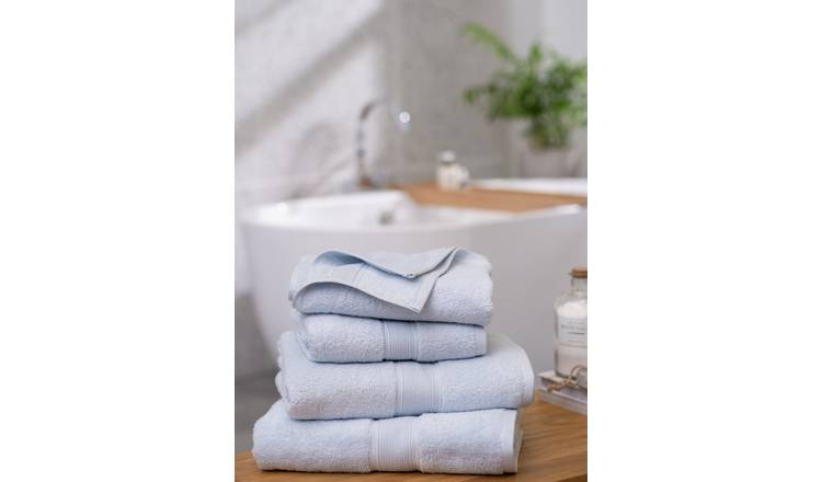 Habitat Cotton Supersoft 2 Pack Hand Towel - Country Blue