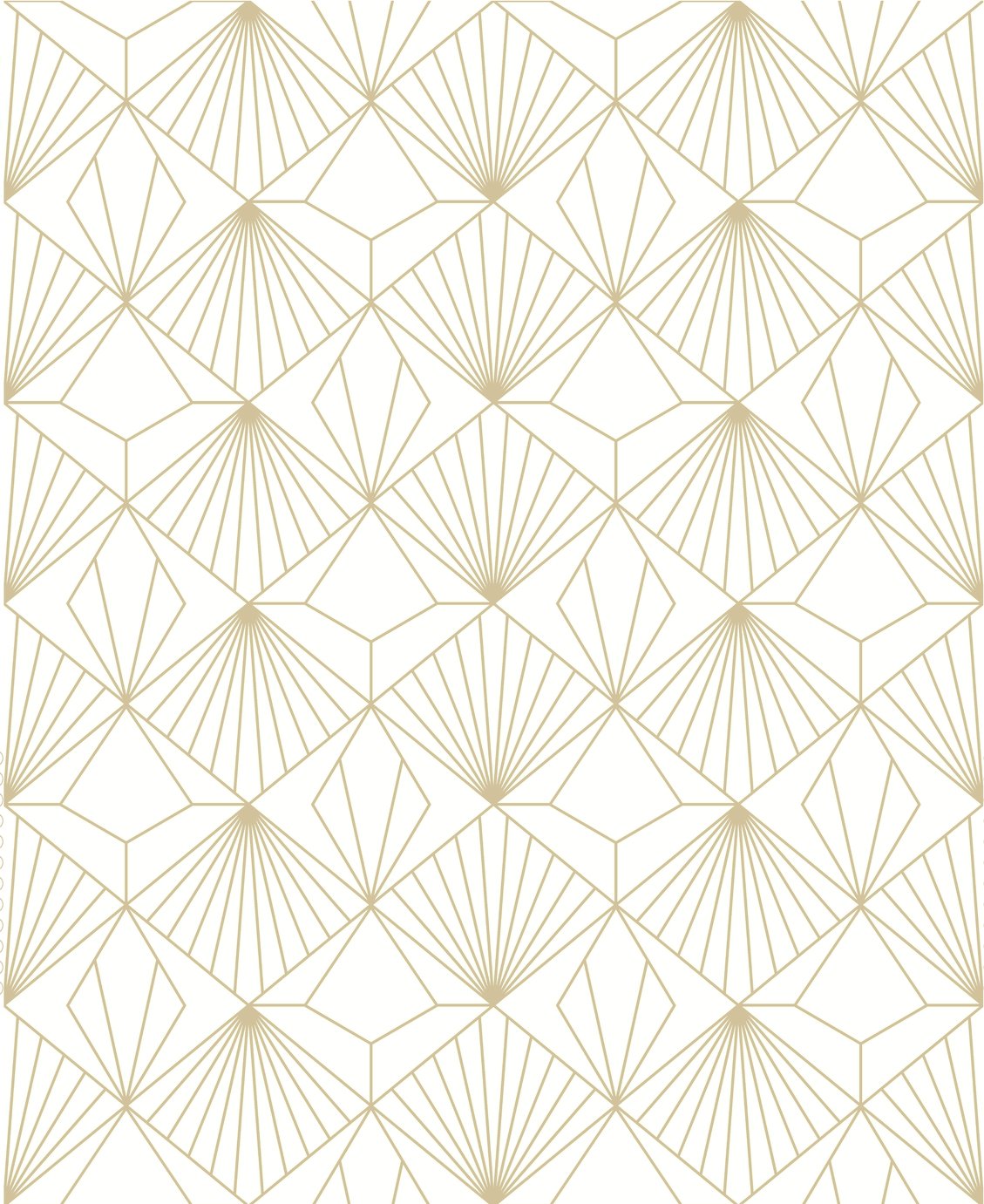 Sublime Diamond Champagne Geometric Wallpaper