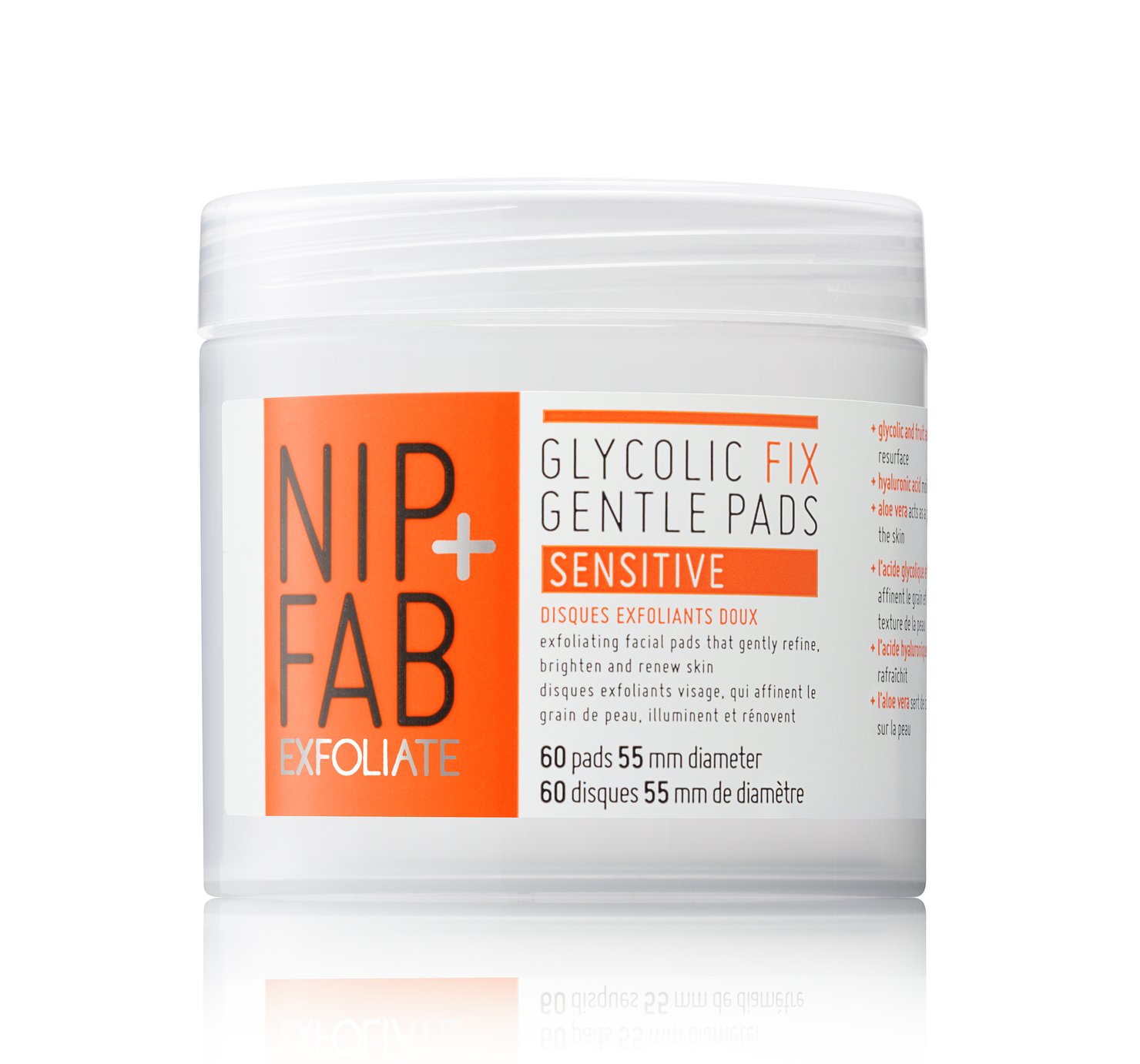 NIP+FAB Glycolic Fix Gentle Pads - 80ml