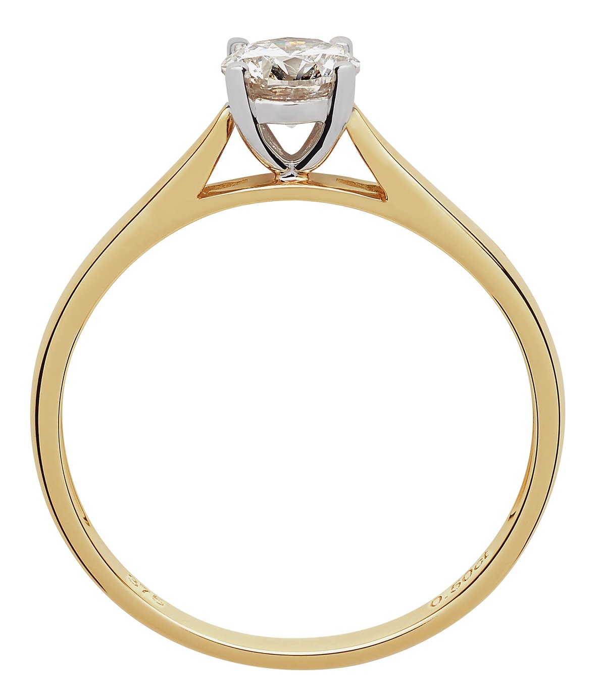 Revere 9ct Gold 0.50ct tw Diamond Solitaire Ring Review