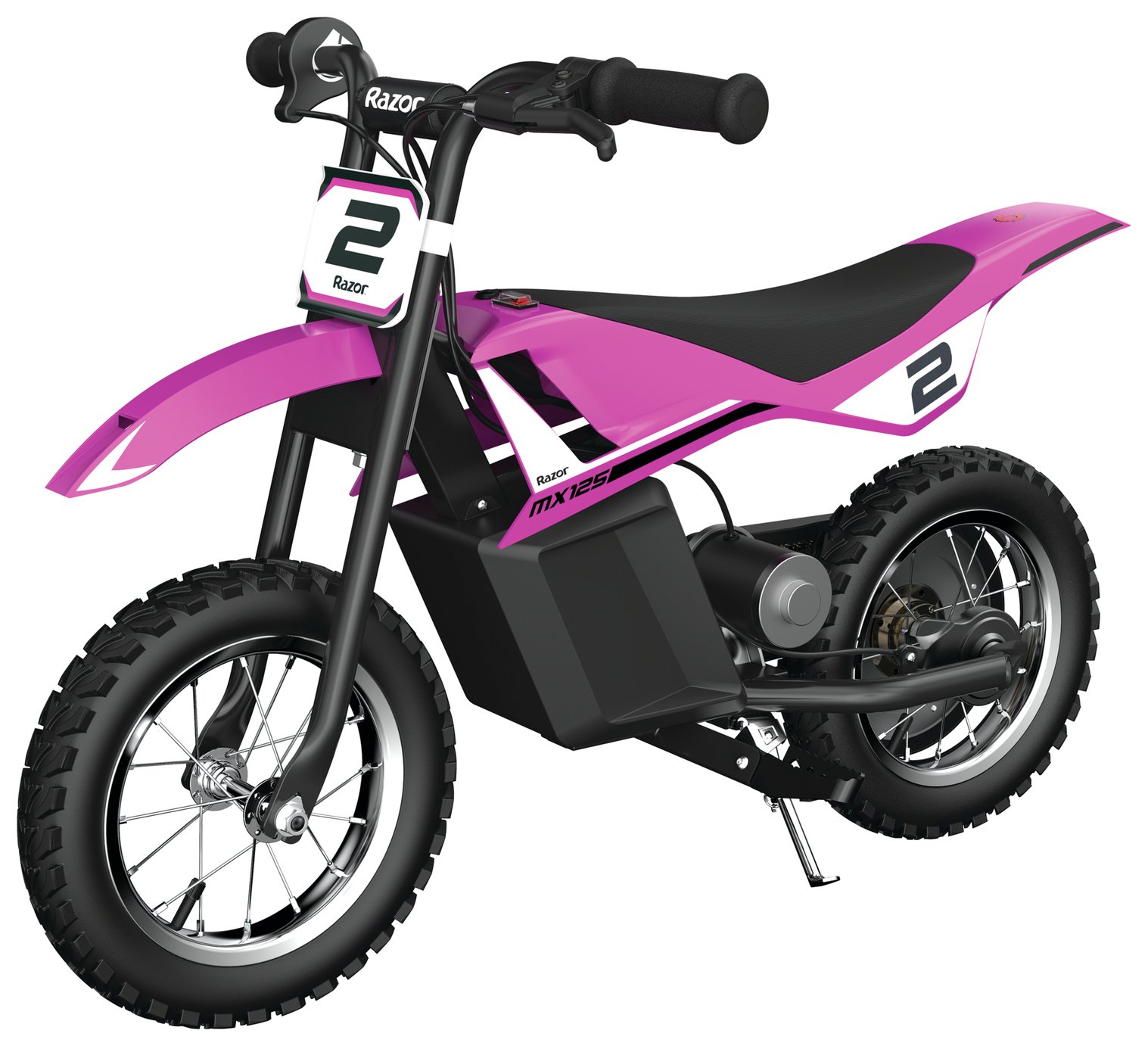 Razor MX125 Electric Dirt Bike Motorbike for Kids - Pink