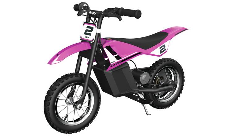 pink razor electric dirt bike