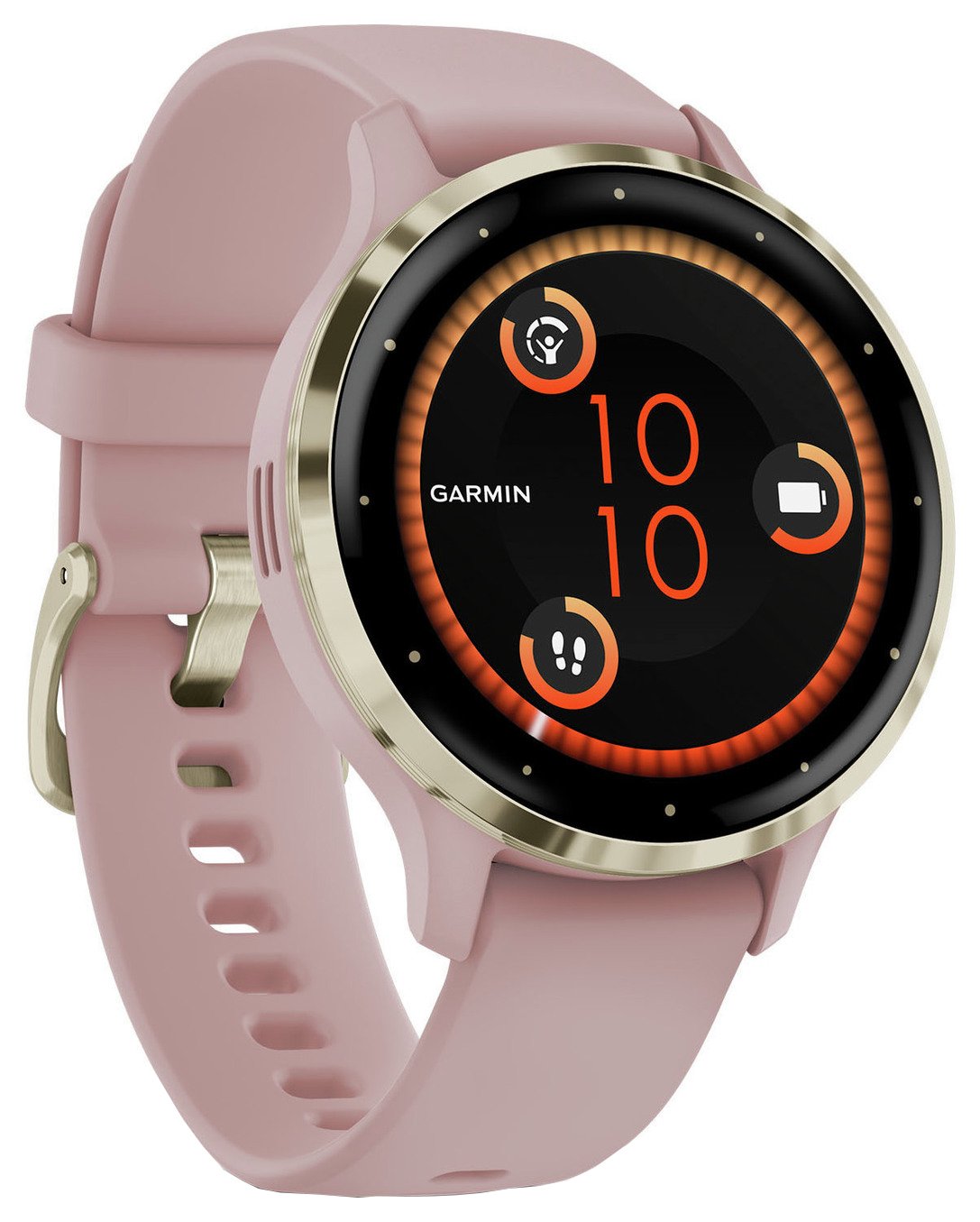 Garmin Venu 3S GPS Smart Watch - Dust Rose /Soft Gold