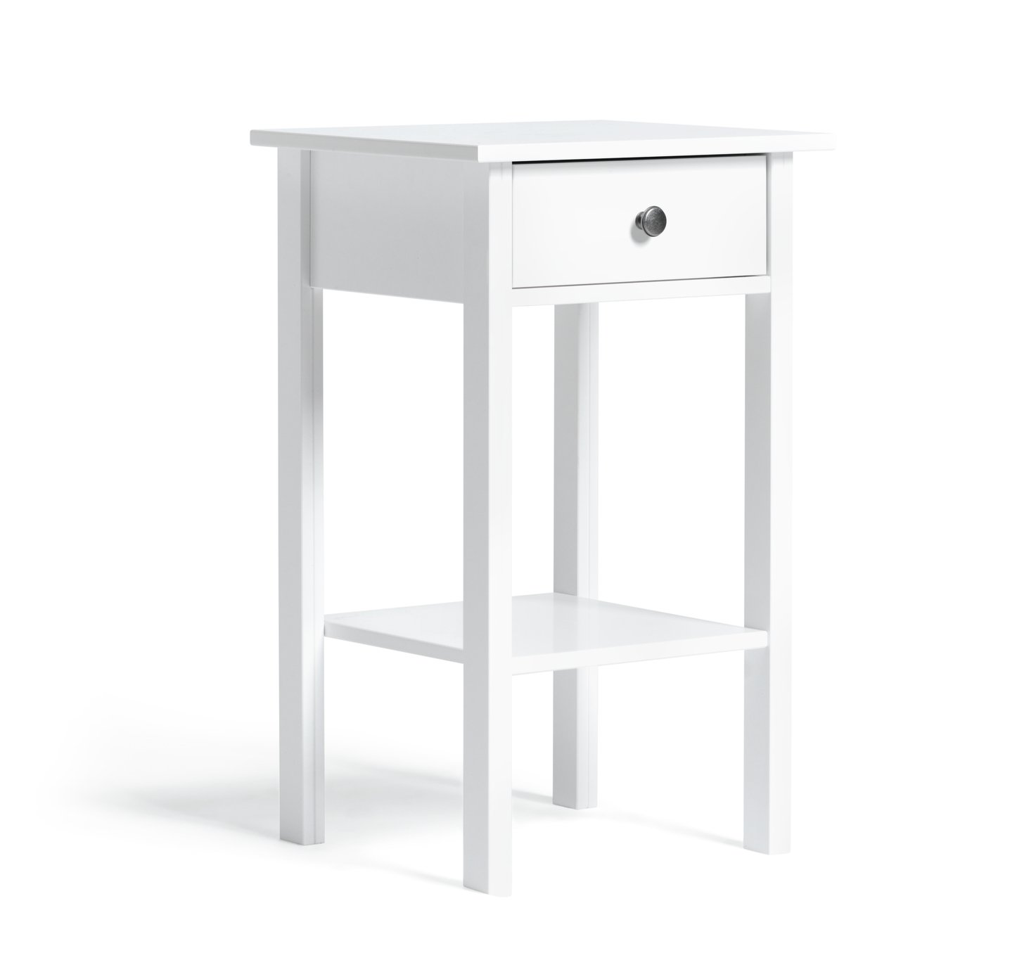 Habitat Minato 1 Drawer Bedside Table - White