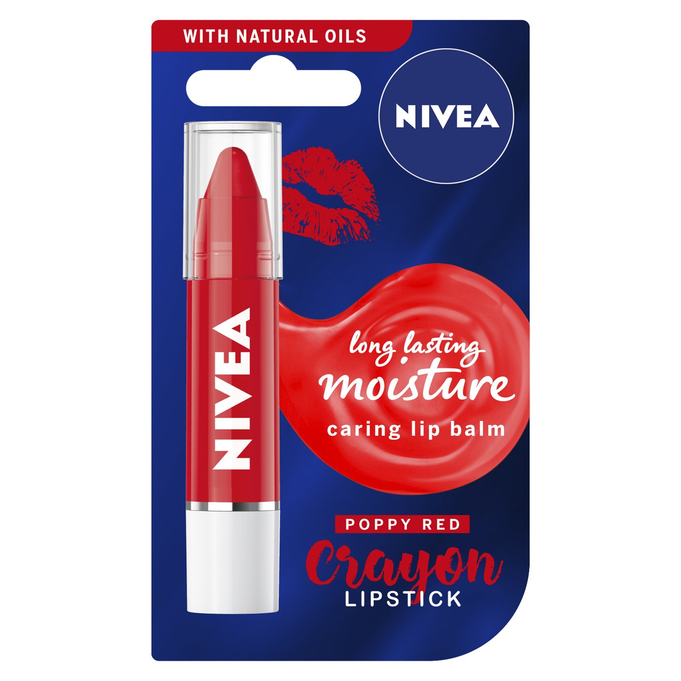 Nivea Lip Colour Stick - Poppy Red