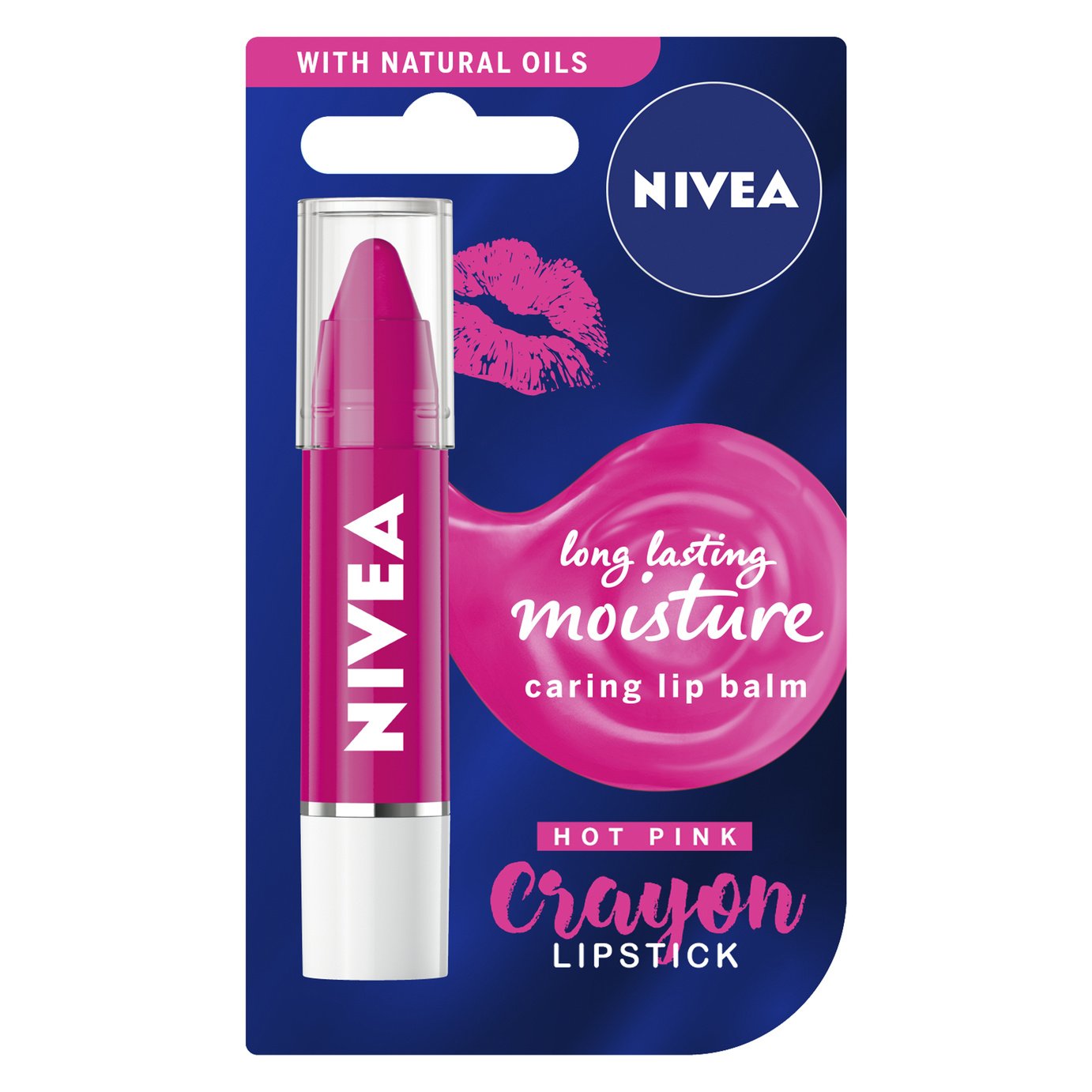Nivea Lip Colour Stick - Hot Pink